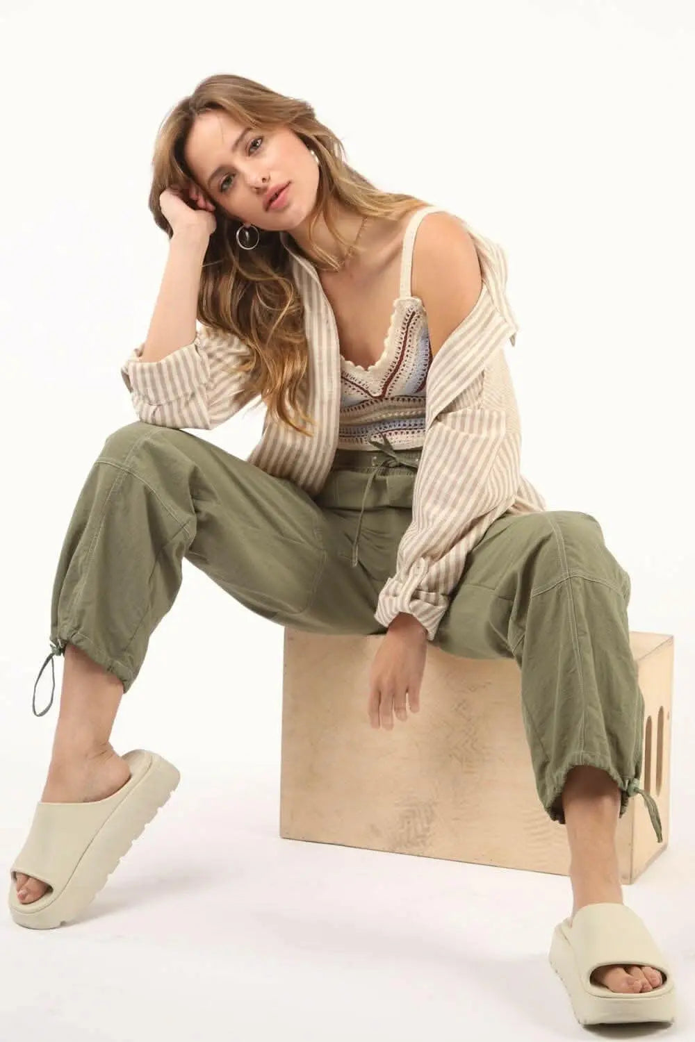 Joggers with Customizable Parachute Style - Very J Edition - Love Salve
